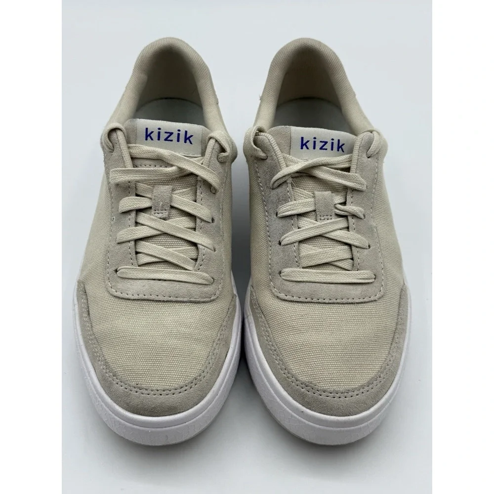 Kizik Prague Unisex Canvas/Suede Hands Free Sneakers‎ WIDE WIDTH M's 6 W's 7.5